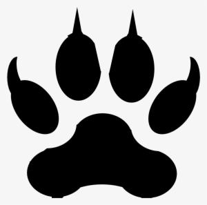 Canis Lupis Track - Lion Foot Print #1040571