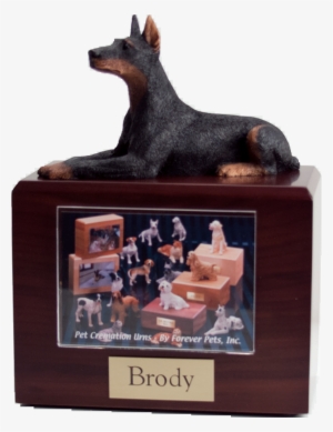 Doberman-laying - Dog Figurines #1040759