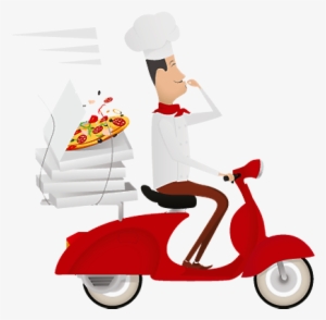 Order Online - Pizza Delivery Man Png #1041213