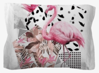 Tropical Summer Geometric Poster Design - Watercolor Painting #1041214 Tropical Summer Geometric Poster Design - Watercolor Painting #1041214