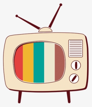 Retro Tv Decorative Wall Sticker - Tv Pop Art Png #1041345