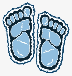 Feet Clipart Yeti - Yeti Footprint Clipart #1041733