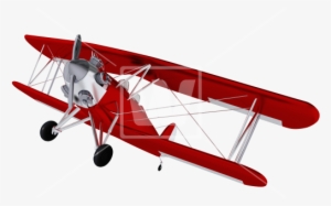 Red Old Biplane Png - Vintage Airplane Png #1041849
