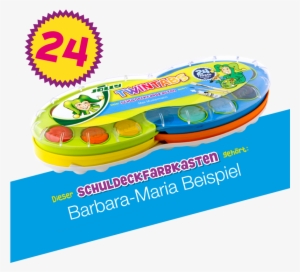 Twintabs Watercolor Paint Box 24 Colors - Jolly 24er Twintabs Schuldeckfarbkasten #1041934