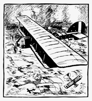 This Free Icons Png Design Of Flying Biplane #1042108