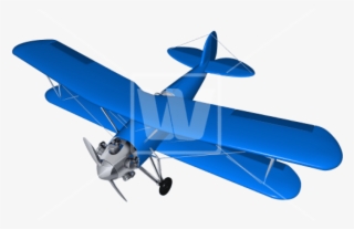 Vintage Biplane 3d - Airplane #1042129