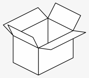 Carton Box Clipart, Vector Clip Art Online, Royalty - Box Icon Png White #1042380