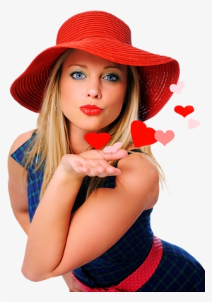 Pin By Adorabelle Love On Poser Tubes - Mulher Mandando Beijo Png #1042635