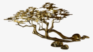 Sold Beautiful Brass Bonsai Tree By Bijan - Bonsai #1042723