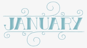 January Transparent Background - Calligraphy #1042881