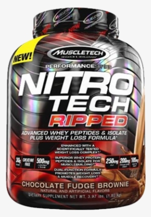 Muscletech Nitrotech Ripped - Muscletech Nitro Tech Ripped - Chocolate Fudge Brownie #1043264
