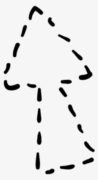 Up Broken Line Arrow Vector - Broken Line Arrow Png #1043405