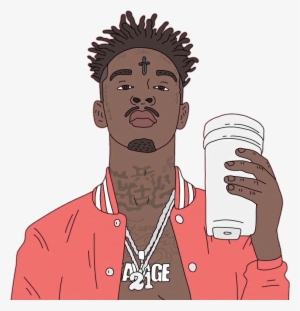 21savage Trap Bankaccount Issa Lean Deadpeople Sticker - 21 Savage Bank Account #1043546