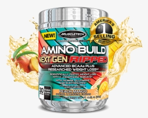 Amino Build Bottle - Amino Build Next Gen Ripped Muscle Tech #1043632