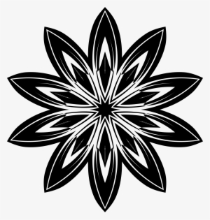 This Free Icons Png Design Of Arbitrary Flower Silhouette #1043929