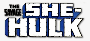 Savage She Hulk Logo #1043957
