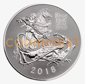 10 Oz The Valiant Silver Coin - 2018 Great Britain 10 Oz Silver Valiant Bu #1044541