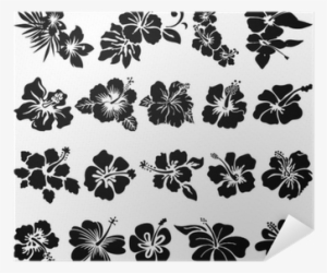 Hawaiian Flower Tattoo Black #1044638