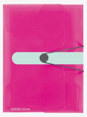 Wallet Folder Pp A4 Cool Pink Opaque - Teczka Z Gumką Herlitz A4 Easy Orga Cool Pink #1044838
