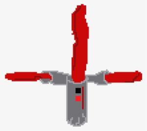 Kylo Ren's Lightsaber - Pixel Art Star Wars Lightsaber #1045330