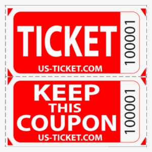 Premium Double Roll Raffle Tickets - Coupon Door Prize Png #1045400