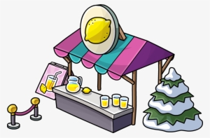 Lemonade Stand School & Skate Party - Club Penguin Stand #1045401