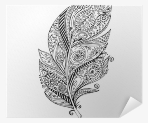 Vector Tribal Feather - Soar On Wings Poster #1046069