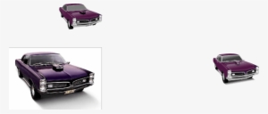 Classic Car Clip Art - Purple Pontiac Gto Car Mousepad #1046463