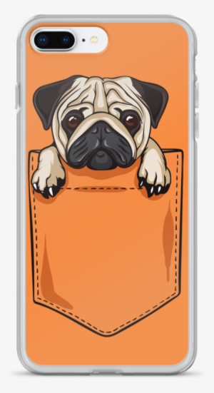 3d Pug Dog Iphone 7 Plus Or Iphone 8 Plus Phone Case - Mobile Phone #1046856
