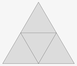 Equilateral Triangle Png - Tetraeder Netz #1047636