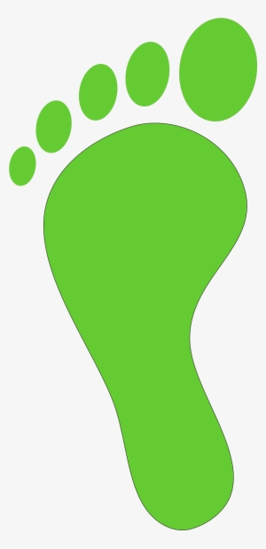 This Free Icons Png Design Of Green Foot Print #1048093