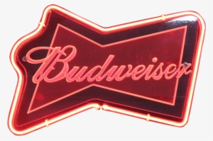 Budweiser Logo Neon Png - Budweiser Neon Sign Transparent #1048353
