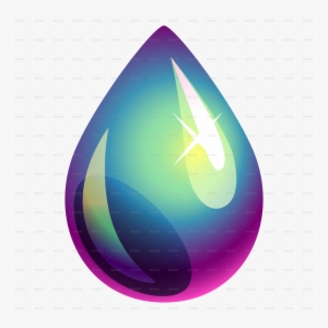 Premium PSD  Drop of oil with drops of oil on a transparent background.