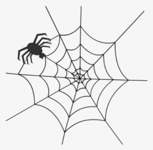 Halloween Spider Web Clipart - Spider And Web Clipart #1049481