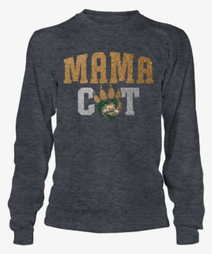 Mama Cat Paw Sparkle Hurricane Heart Ohio Bobcats Shirt - Mama Bird Illinois State #1049505