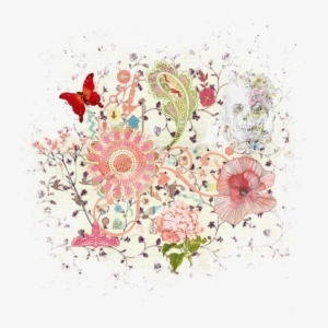 Ftestickers Pattern Shapes Flower Butterfly Texture - Hydrangea Note Cards (pk Of 10) #1049627