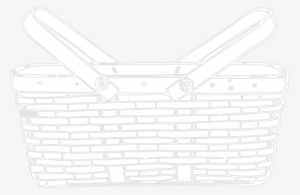 White Picnic Basket Png #1049738