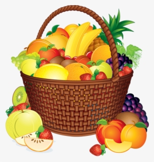 Фрукты - Clip Art Fruits Basket #1049783