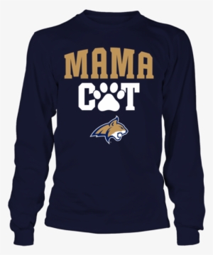 Mama Cat Paw Montana State Bobcats Shirt - Jerome Bettis - Infinite Heart Unisex Long Sleeve #1050033