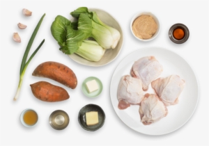 Miso-honey Chicken With Roasted Sweet Potatoes & Bok - Chicken As Food #1050052