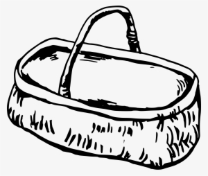 Picnic Basket Clipart Bascket - Clip Art Of Basket #1050205