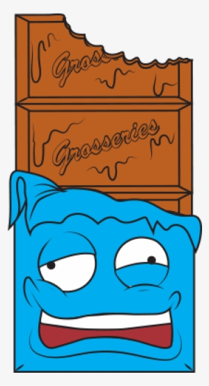 Crusty Chocolate Bar Blue - Grossery Gang Crusty Chocolate Bar #1050236