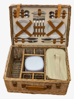 Blenheim Deluxe Fitted Picnic Basket - Red Hamper Blenheim Deluxe Fitted Picnic Basket #1050445