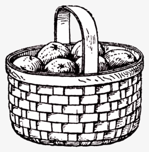 Álbum De Imágenes Para La Inspiración - Wicker Fruit Basket Drawing #1050591