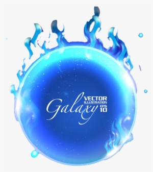 Bola De Fuego Azul Png Clipart - Blue #1051004