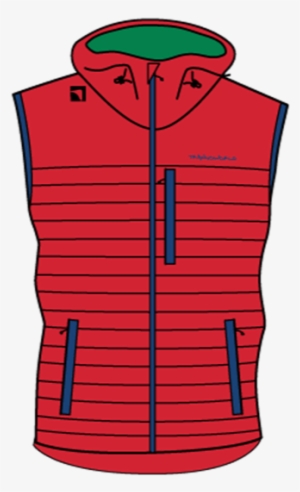 Chaleco Trangoworld Kerbo Rojo Fuego/azul Monaco - Wall Bars #1051030