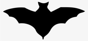 Clipart Bat Plain Black - Bat Silhouette #1051472 Clipart Bat Plain Black - Bat Silhouette #1051472