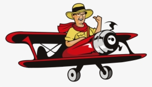 Auntie In Airplane - Monoplane #1051729