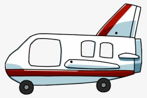 Airplane Cartoon Png Airplane With - Scribblenauts Unlimited Jet #1052057