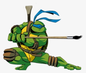 Da Vinci By Midnightmagnificent On Deviantart - Leonardo Ninja Turtle No Background #1052214